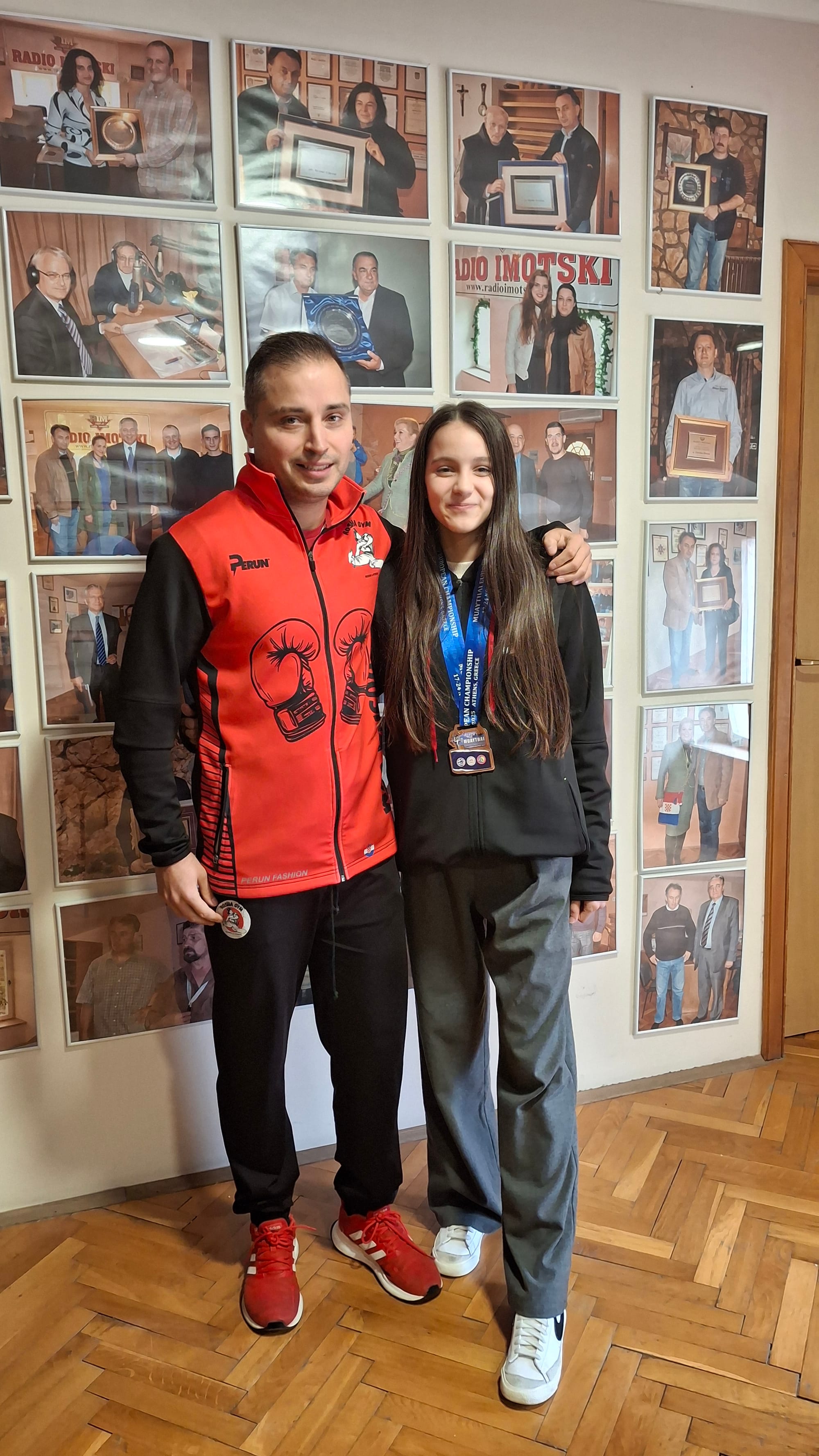 Katija i Frano govore o povijesnoj bronci s Europskog prvenstva u Tajlandskom boksu