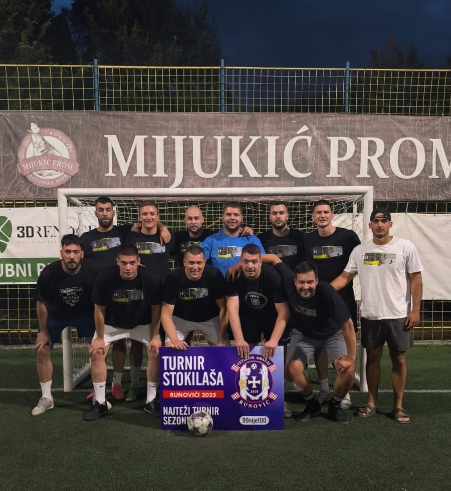 FOTO Završio turnir Stokilaša u Runoviću: Pobjednici ekipa "10ka na kvadrat Japirko"