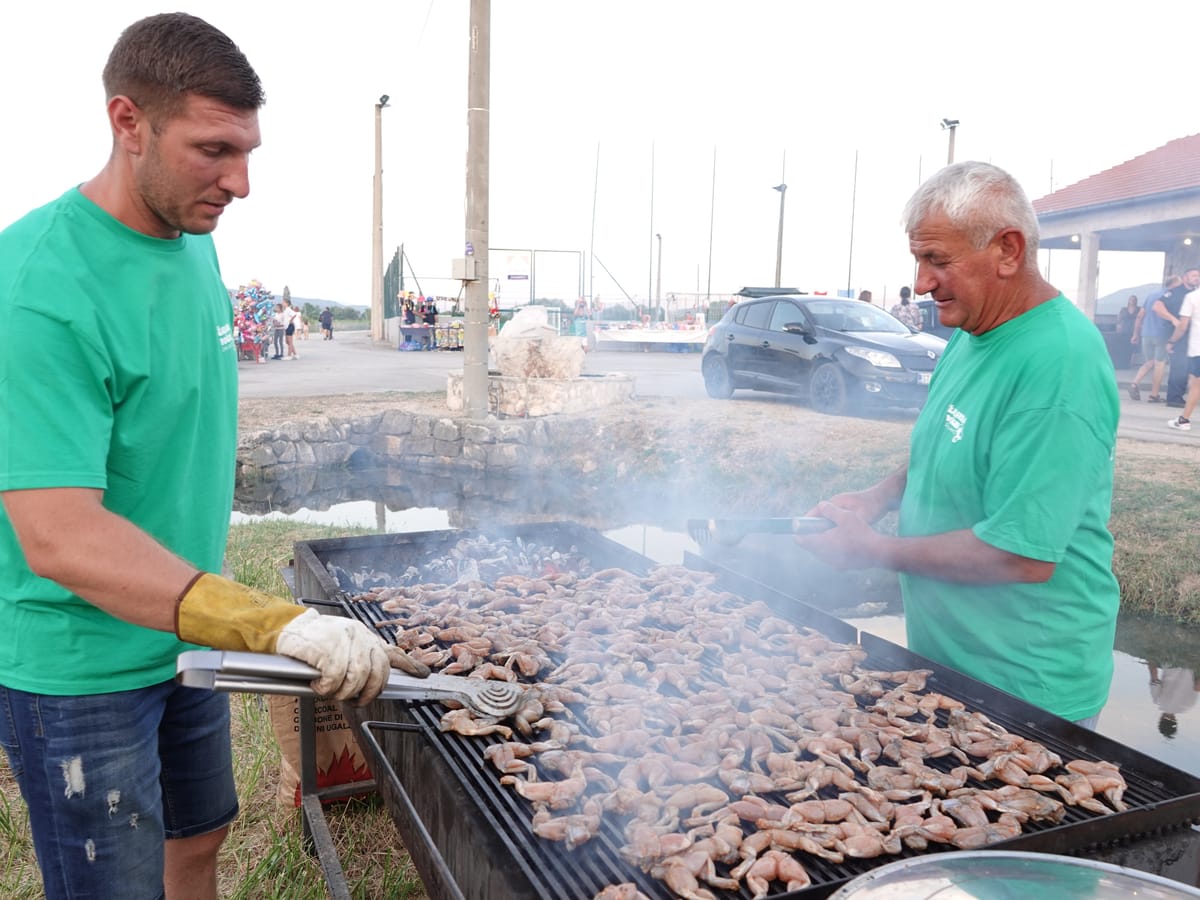 FOTO Od brujeta i gradela do glazbe uživo, veselo na žabarskoj fešti u Zmijavcima