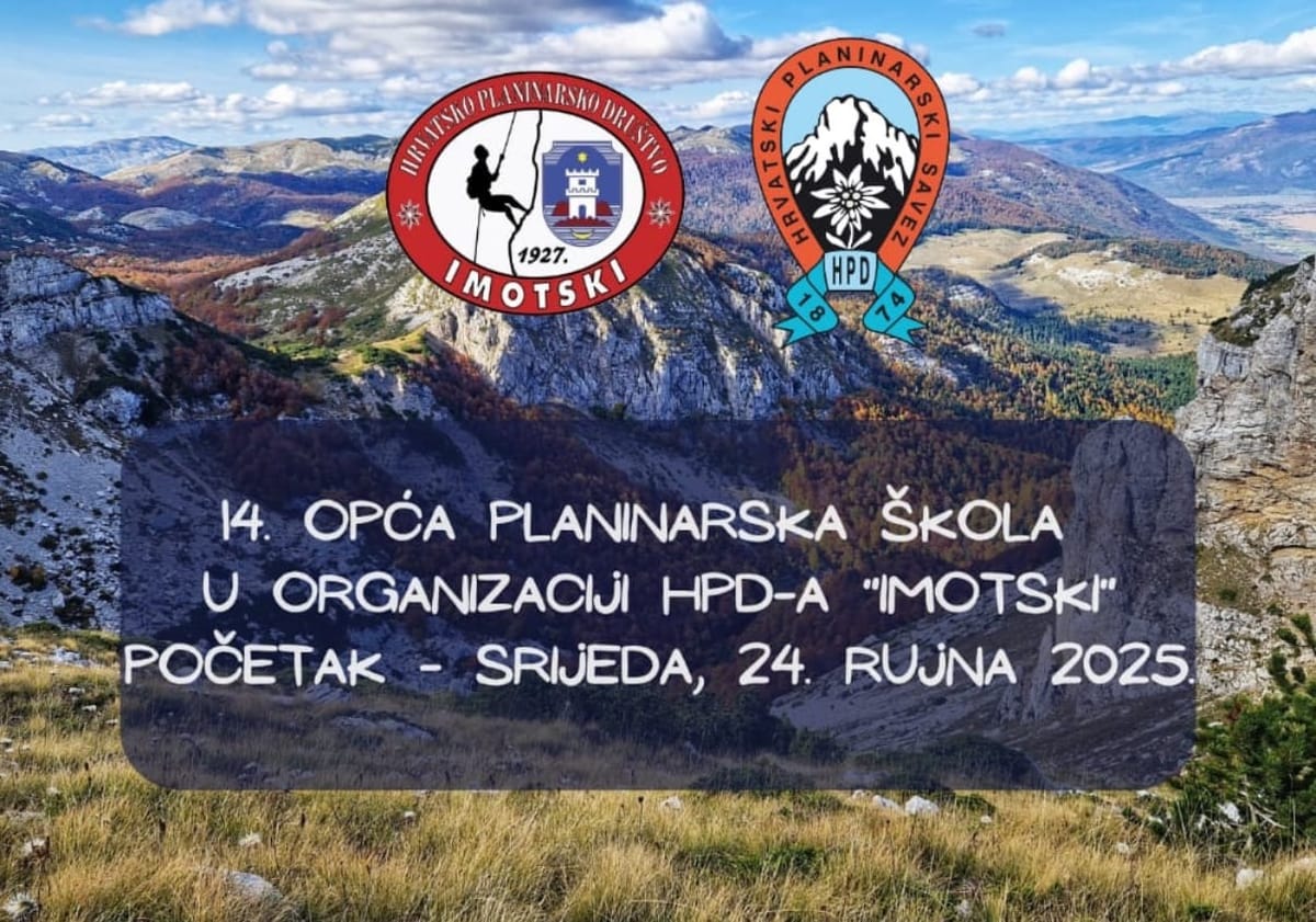 Započele prijave za 14. Opću planinarsku školu