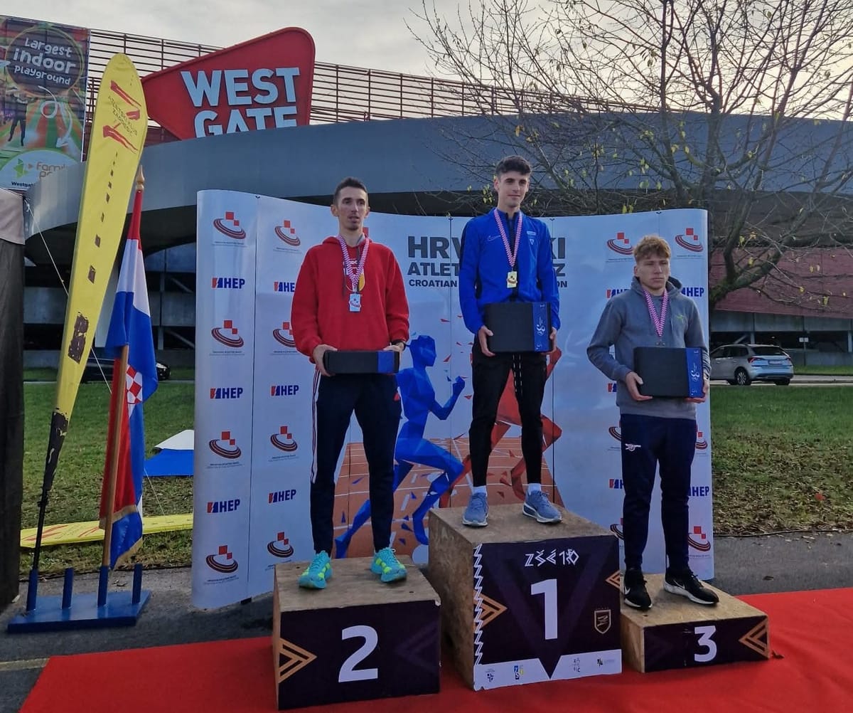 Ivan Dračar okitio se dvjema srebrenim medaljama na prvenstvu Hrvatske u cestovnom trčanju