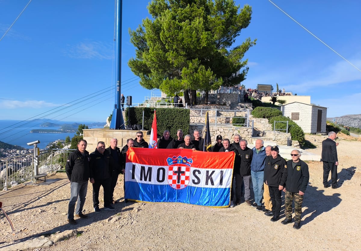 Veterani 115. imotske brigade na obilježavanju Dana branitelja i 34. obljetnice herojske obrane Dubrovnika