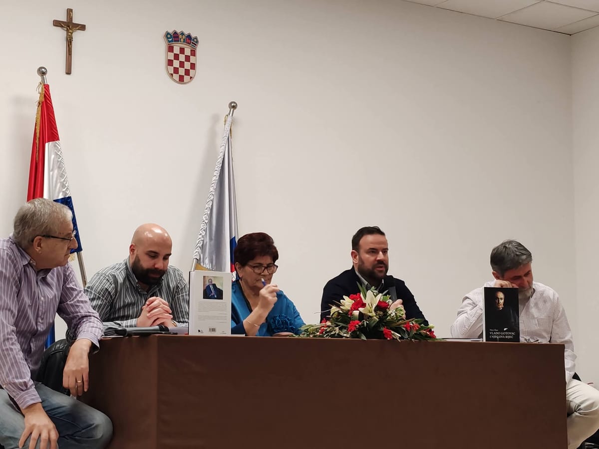 FOTO Predstavljena knjiga "Vlado Gotovac i njegova riječ" autorice Mare Pezo