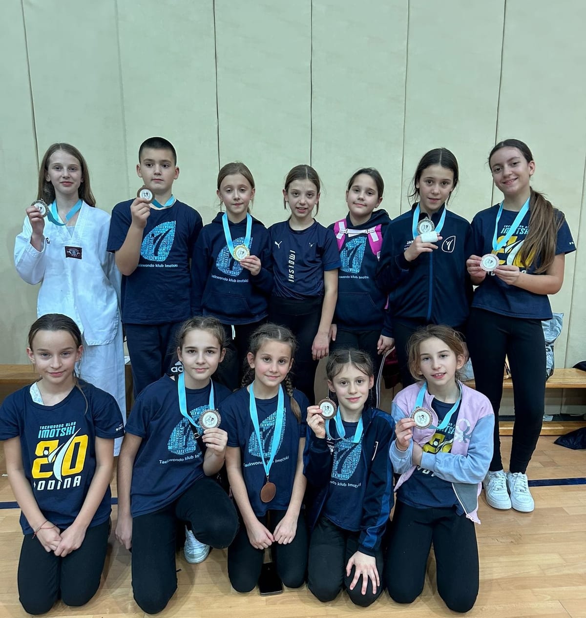 Devet medalja za mlađe kadete TKD Imotski na turniru u Zadru