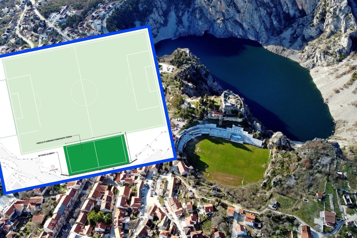 VELIKO ULAGANJE U GOSPIN DOLAC: Gradu Imotskom 114.000 eura za novo pomoćno igralište po FIFA standardima i moderni LED semafor