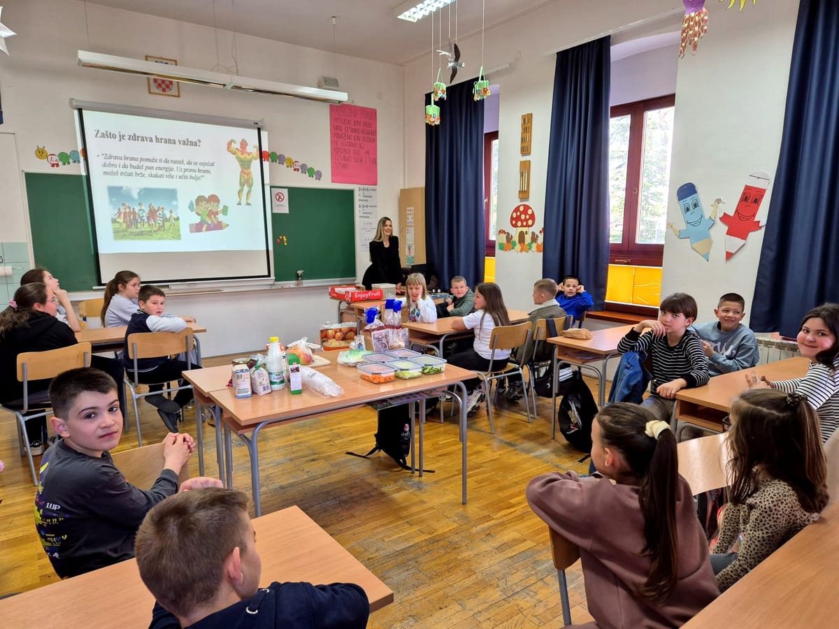 Zdravi doručak: TKD Imotski potiče zdrave životne navike kod učenika
