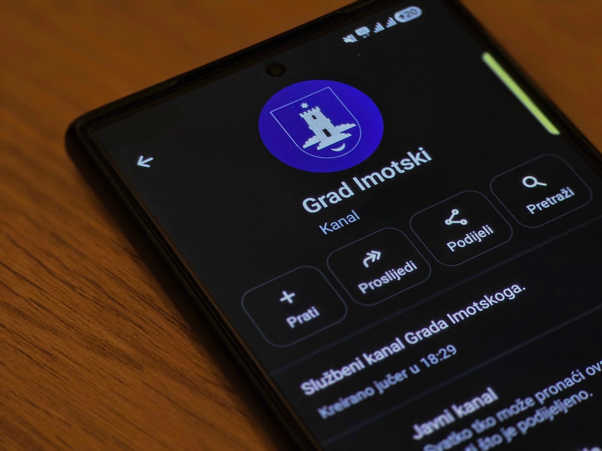 Nova veza s građanima: Grad Imotski pokrenuo WhatsApp kanal