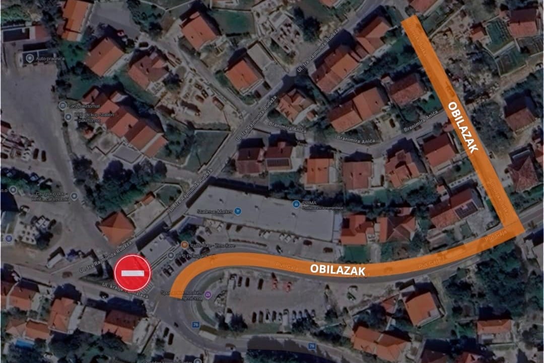 Radovi na Aglomeraciji: do daljnjega zatvoren dio državne ceste prema Ulici fra Rajmunda Rudeža