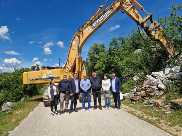 Početak radova na rekonstrukciji i izmještanju županijske ceste u Gornjim Vinjanima