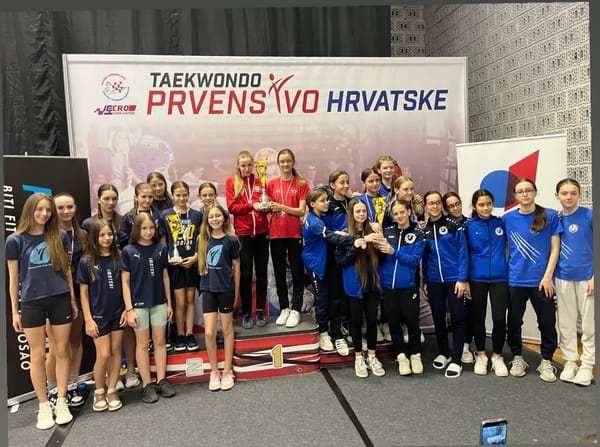 Taekwondo klub Imotski ostvario iznimne rezultate na prvenstvima Hrvatske, Natali Tadić, Katja Đerek I Petra Jerković zlatne