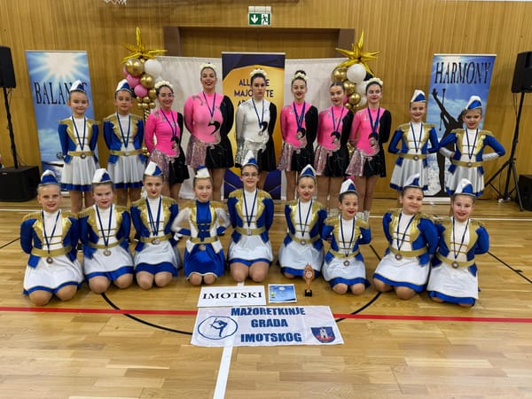 IMOTSKI U petak završna priredba naših mažoretkinja