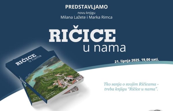 Milan Lažeta i Marko Rimac predstavljaju knjigu o Ričicama