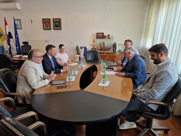 ŽUPANIJSKI TJEDNIK Prvi radni sastanak župana Bobana i gradonačelnika Šute: "Cilj je kontinuirana suradnja"