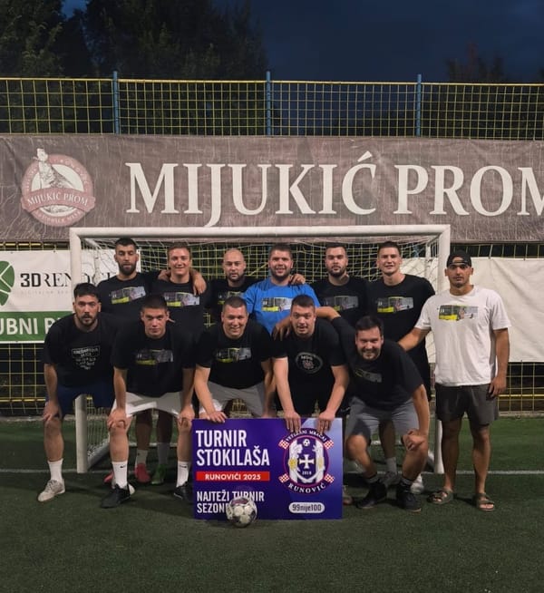 FOTO Završio turnir Stokilaša u Runoviću: Pobjednici ekipa "10ka na kvadrat Japirko"