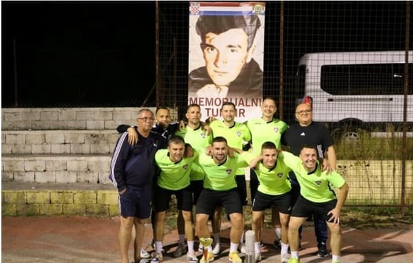 FOTO Završen 29. memorijalni malonogometni turnir „Josip Jović 2025“, prijelazni pehar otišao u ruke ekipe PU vukovarsko-srijemske