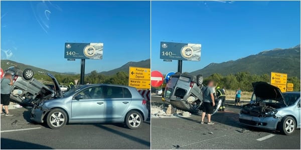 Prometna u Zagvozdu - dvoje završilo u bolnici