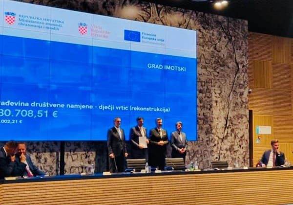 Za nove vrtićke kapacitete u Imotskom odobren najviši iznos financiranja