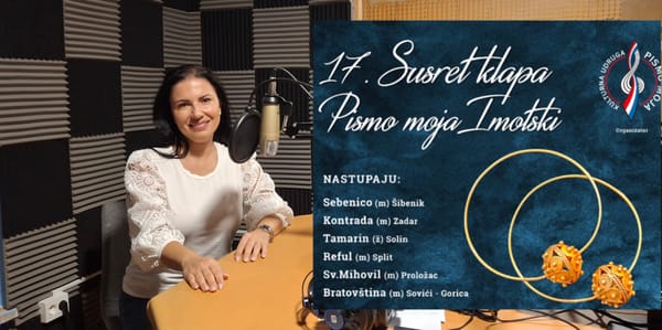 Maja Punoš Rebić najavila nam je klapski susret "Pismo moja"