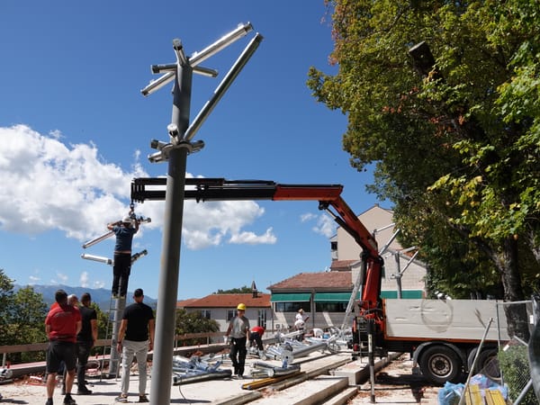 Započela montaža nadstrešnice u sklopu projekta uređenja imotske tržnice