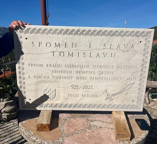 Na Biokovi Zagvoždani postavljaju spomen ploču kralju Tomislavu