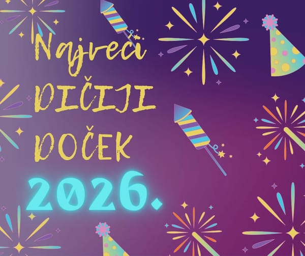 Najveći dječji doček Nove godine je u Imotskom - zabavni parkovi, animatori, face painting, klaunovi, glazba, slatkiši i puno smijeha