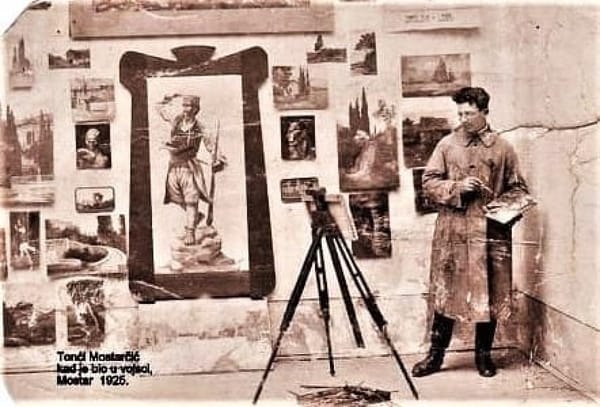 KULTURA BEZ GRANICA O imotskom slikaru Antunu Tonćiju Mostarčiću ubijenom 1944. godine na otočiću Daksi