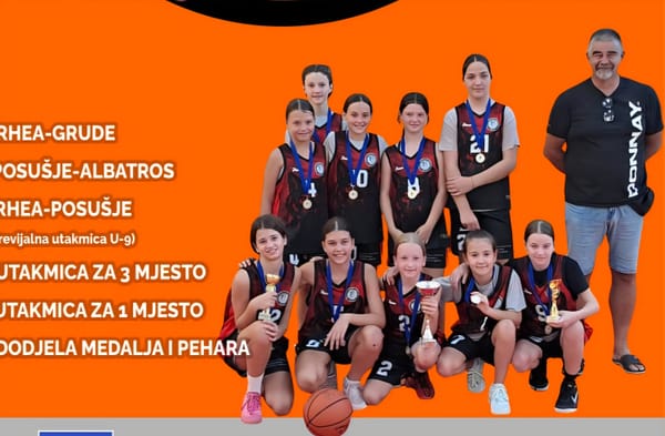 Nedjelja u znaku košarke: Turnir mladih košarkašica donosi zanimljive dvoboje i revijalnu utakmicu najmlađih