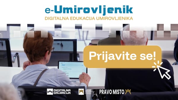 Otvorene prijave za drugi ciklus digitalne edukacije „e-Umirovljenik“