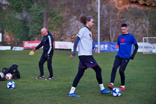 FOTO Nogometaši Imotskog krenuli s pripremama za nastavak sezone