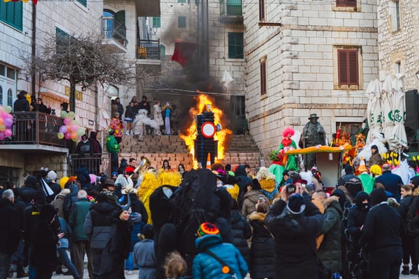 FOTO Bakova povorka oduševlila ručno izrađenim maskama - spaljen krnjeval
