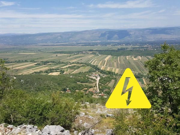 Dijelovi Vinjana Gornjih sutra bez električne energije