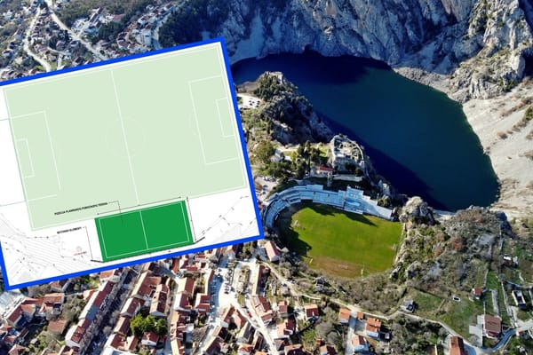 VELIKO ULAGANJE U GOSPIN DOLAC: Gradu Imotskom 114.000 eura za novo pomoćno igralište po FIFA standardima i moderni LED semafor