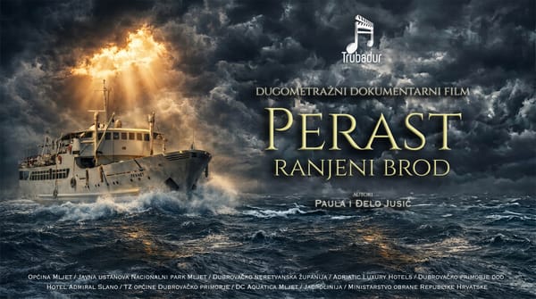Projekcija filma "Perast – ranjeni brod" u Imotskom